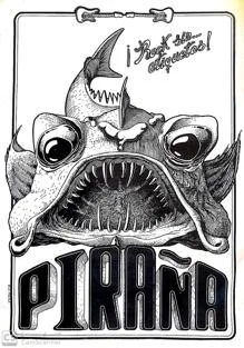 Póster Orquesta Piraña